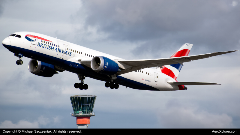 Photo of G-ZBJH - British Airways Boeing 787-8 at LHR on AeroXplorer Aviation Database
