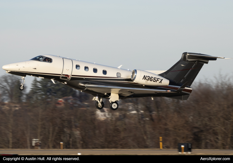 Photo of N365FX - FlexJet Embraer Phenom 300 at AGC on AeroXplorer Aviation Database