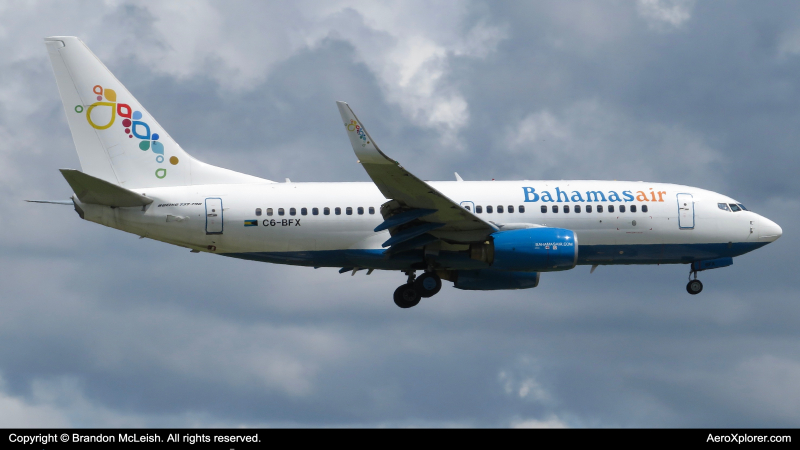 Photo of C6-BFX - Bahamasair Boeing 737-700 at MCO on AeroXplorer Aviation Database