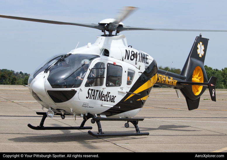 Photo of N811ME - STAT MedEvac Eurocopter EC135 at AGC on AeroXplorer Aviation Database