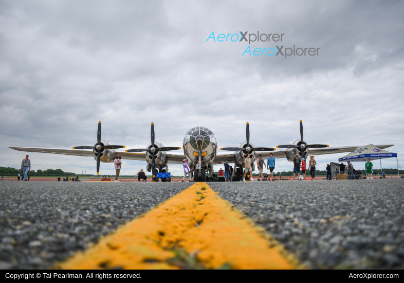 Photo of N69972 - PRIVATE Boeing B-29 SuperFortress at DOV on AeroXplorer Aviation Database