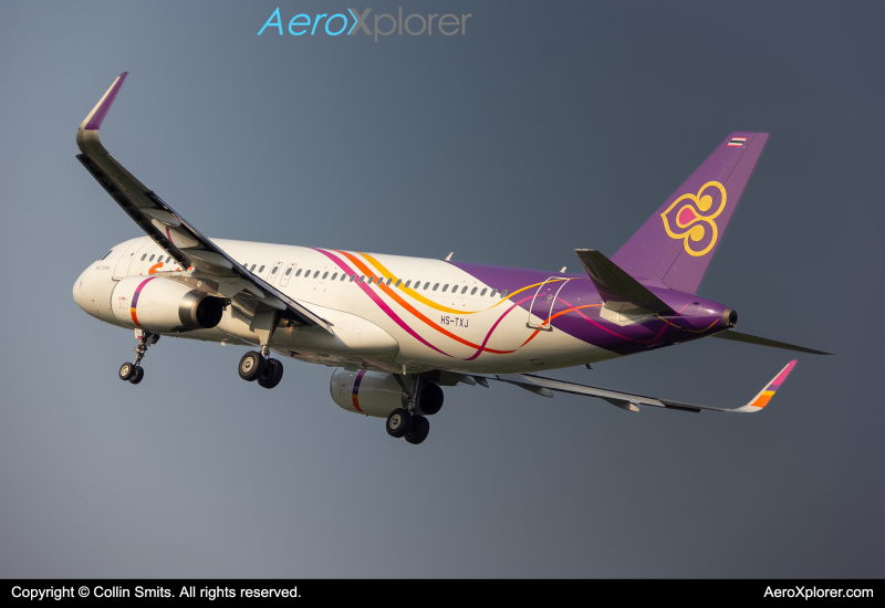 Photo of HS-TXJ - Thai Smile Airbus A320 at CNX on AeroXplorer Aviation Database