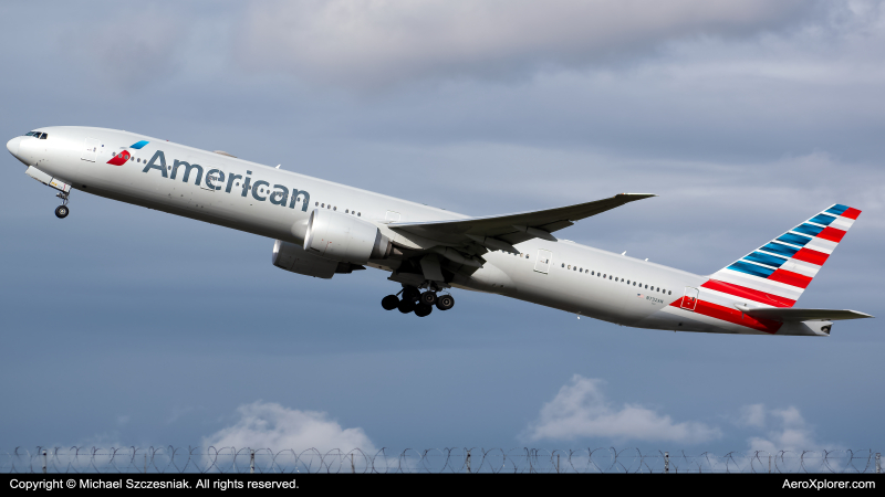 Photo of N732AN - American Airlines Boeing 777-300ER at LHR on AeroXplorer Aviation Database