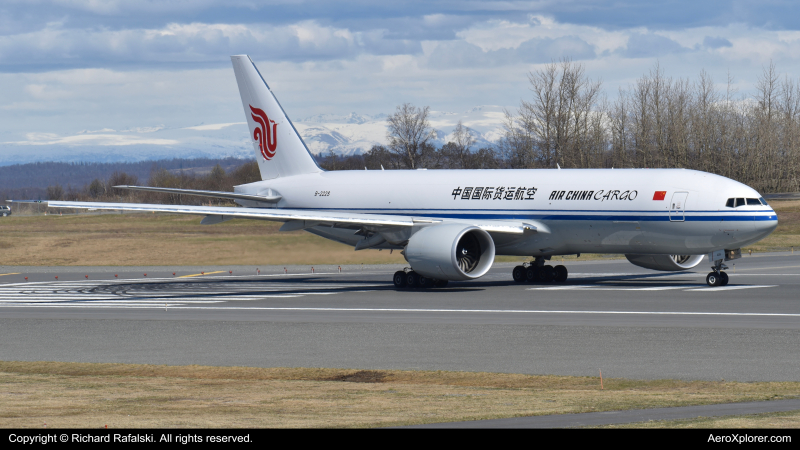 Photo of B-222S - Air China Cargo Boeing 777-F at ANC on AeroXplorer Aviation Database
