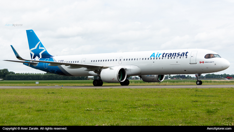 Photo of G-GOIK - Air Transat Airbus A321NEO at AMS on AeroXplorer Aviation Database
