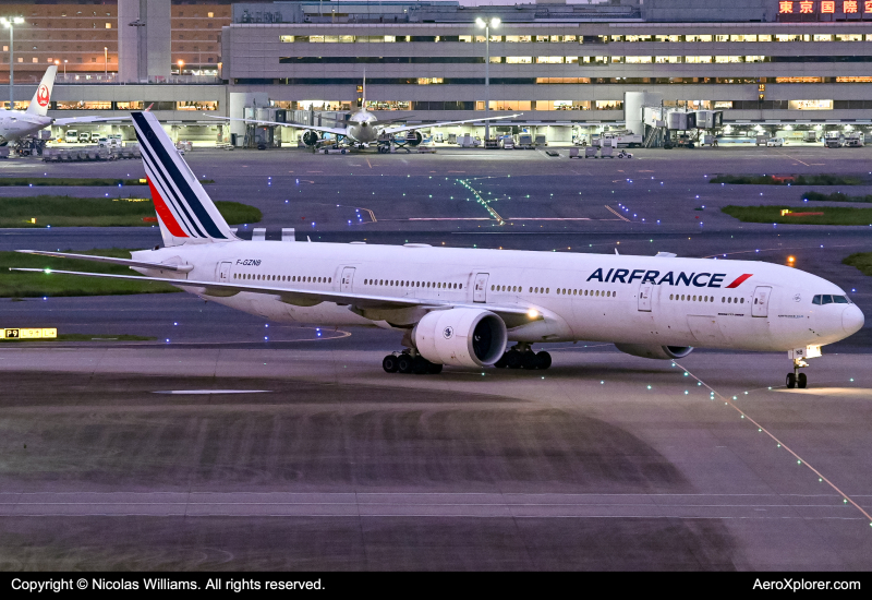 Photo of F-GZNB - Air France Boeing 777-300ER at HND on AeroXplorer Aviation Database