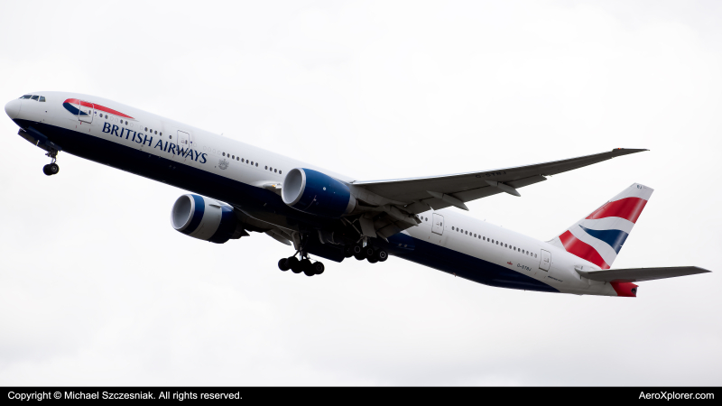 Photo of G-STBJ - British Airways Boeing 777-300ER at LHR on AeroXplorer Aviation Database