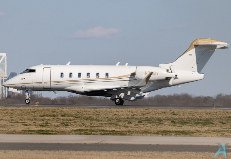 Photo of N70BV - PRIVATE Bombardier Challenger 350 at CLT on AeroXplorer Aviation Database