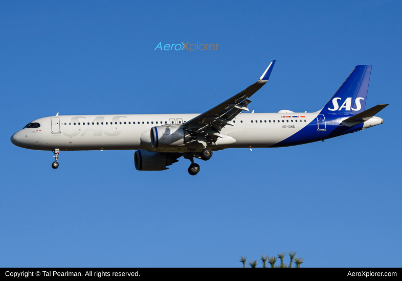 Photo of SE-DMS - Scandinavian Airlines Airbus A321NEO at IAD on AeroXplorer Aviation Database