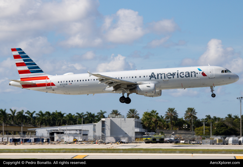 Photo of N152UW - American Airlines Airbus A321-200 at FLL on AeroXplorer Aviation Database
