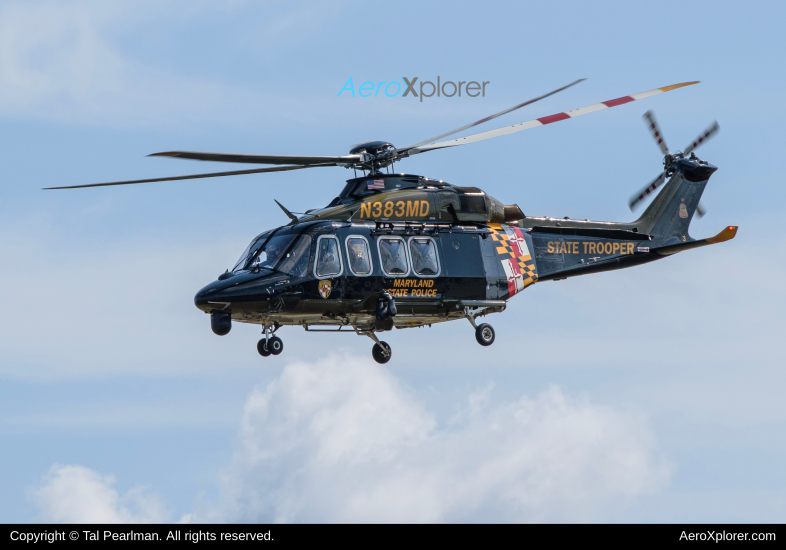 Photo of N383MD - PRIVATE Leonardo AW139 at ESN on AeroXplorer Aviation Database