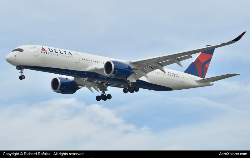 Photo of N520DN - Delta Airlines Airbus A350-900 at MCO on AeroXplorer Aviation Database