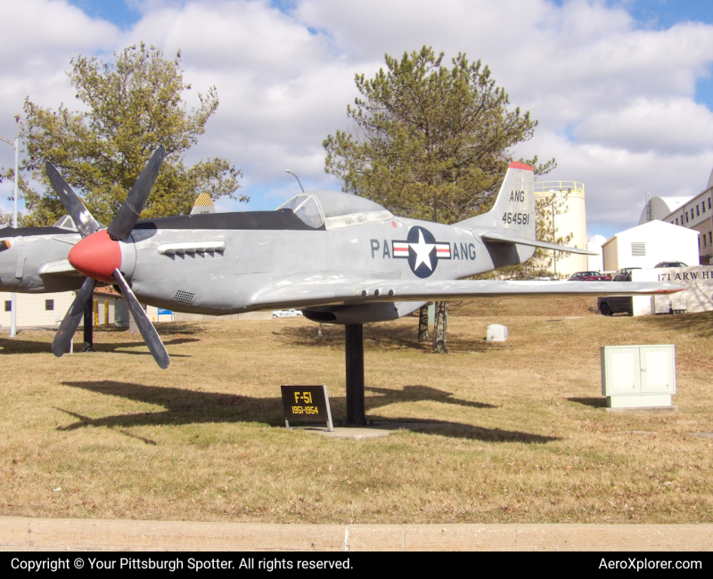 Photo of 46-4581 - USAF - United States Air Force North American P-51 Mustang at PIT on AeroXplorer Aviation Database