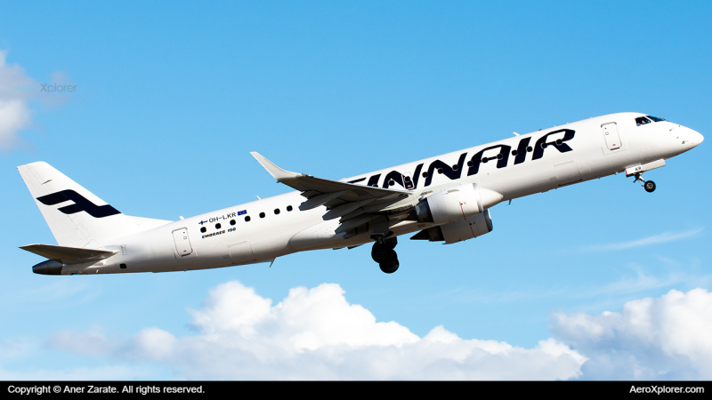 Photo of OH-LKR - Finnair Embraer E190 at HEL on AeroXplorer Aviation Database