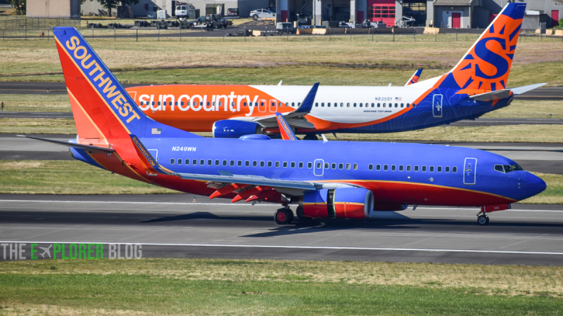 Photo of N249WN - Southwest Airlines Boeing 737-700 at PDX on AeroXplorer Aviation Database