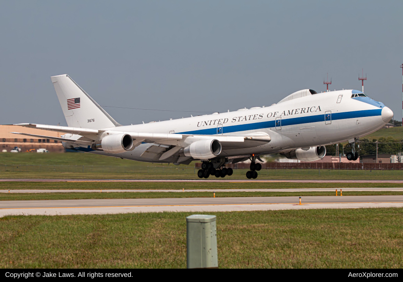 Photo of 73-1676 - USAF - United States Air Force Boeing E-4B Nightwatch at OFF on AeroXplorer Aviation Database