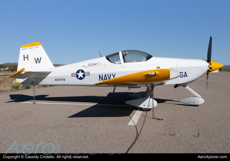 Photo of N55HW - PRIVATE Vans RV-6A at E77 on AeroXplorer Aviation Database