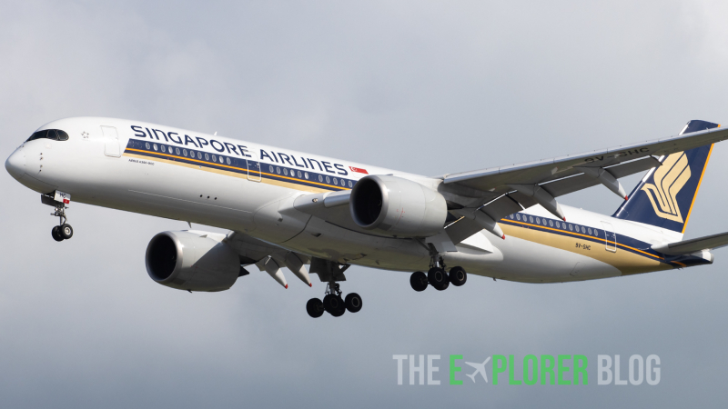 Photo of 9V-SHC - Singapore Airlines Airbus A350-900 at SIN on AeroXplorer Aviation Database