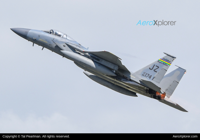 Photo of 86-0174 - USAF - United States Air Force McDonnell Douglas F-15 Eagle at DOV on AeroXplorer Aviation Database