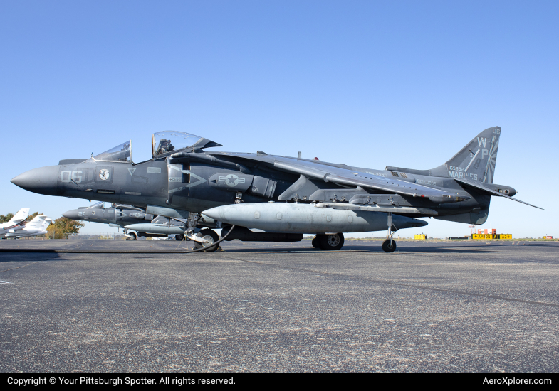 Photo of 165592 - USMC - United States Marine Corp McDonnell Douglas AV-8B Harrier II at AGC on AeroXplorer Aviation Database