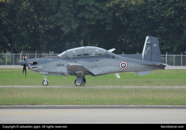 Photo of 41104 - Royal Thai Air Force AT-6TH Wolverine at CNX on AeroXplorer Aviation Database