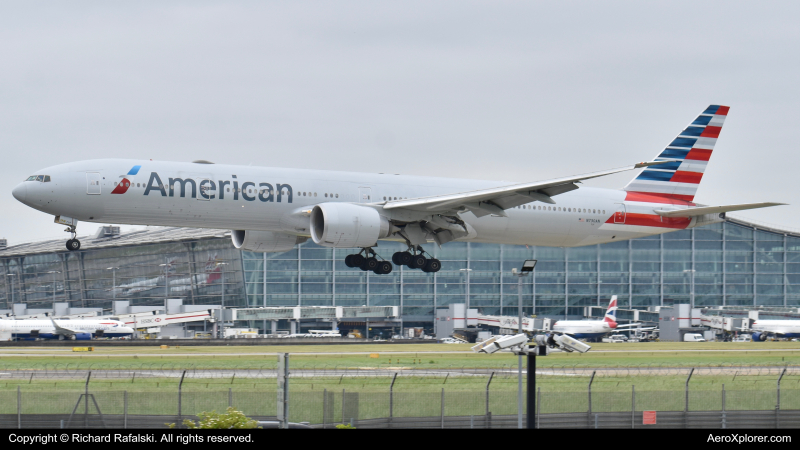 Photo of N730AN - American Airlines Boeing 777-300ER at LHR on AeroXplorer Aviation Database