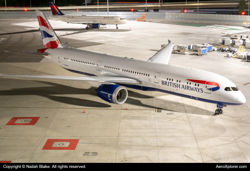 Photo of G-ZBKR - British Airways Boeing 787-9 at SFO on AeroXplorer Aviation Database