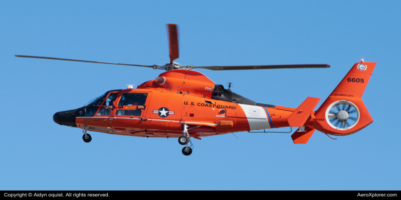 Photo of 6505 - USCG - United States Coast Guard Eurocopter MH-65 at ACY on AeroXplorer Aviation Database