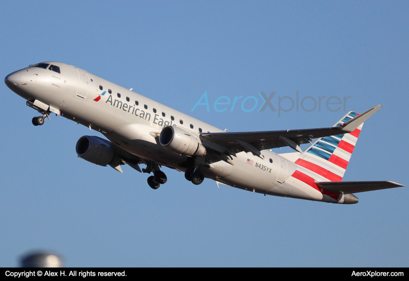 Photo of N435YX - American Eagle Embraer E175 at MHT on AeroXplorer Aviation Database