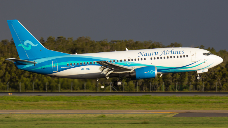Photo of VH-XNU - Nauru Airlines Boeing 737-300 at BNE on AeroXplorer Aviation Database