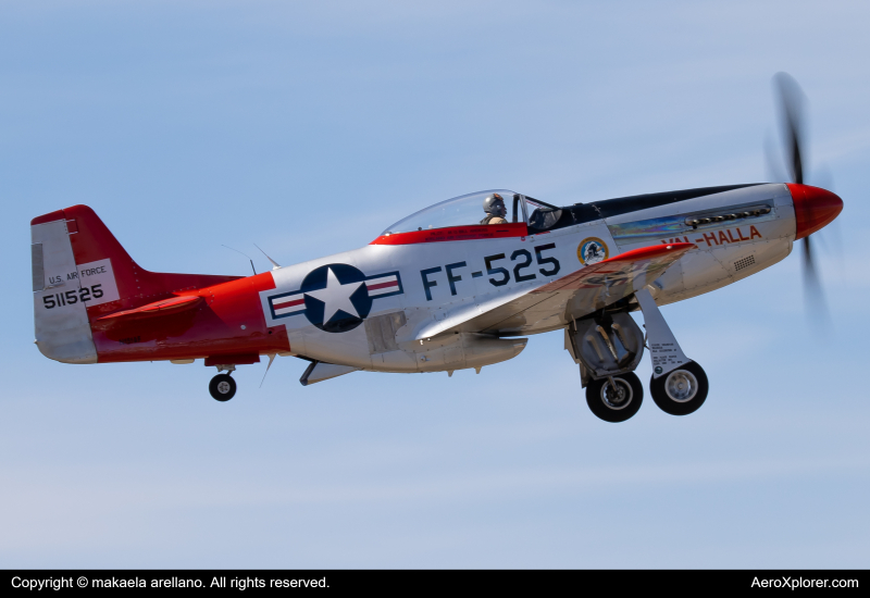 Photo of N151AF - PRIVATE North American P-51 Mustang at BOI on AeroXplorer Aviation Database