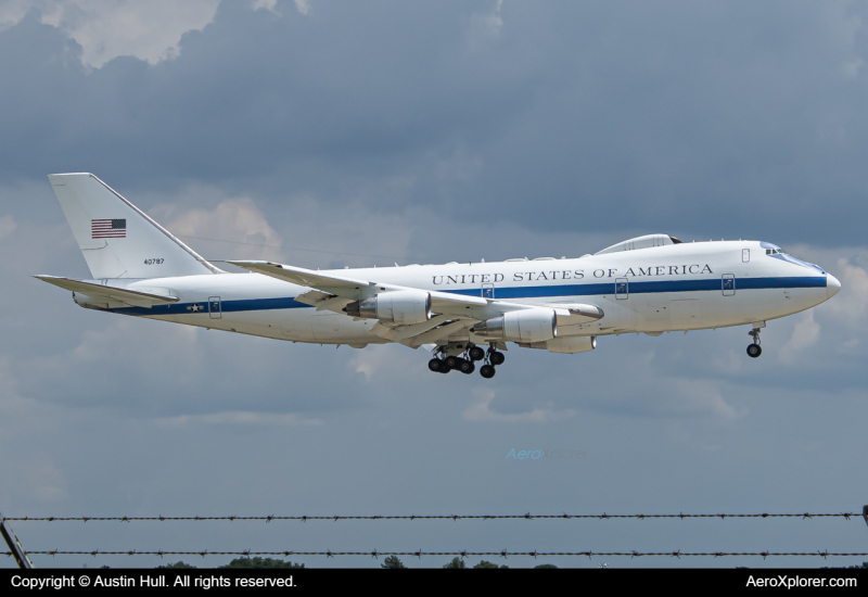 Photo of 74-0787 - USAF - United States Air Force Boeing E-4B Nightwatch at FFO on AeroXplorer Aviation Database
