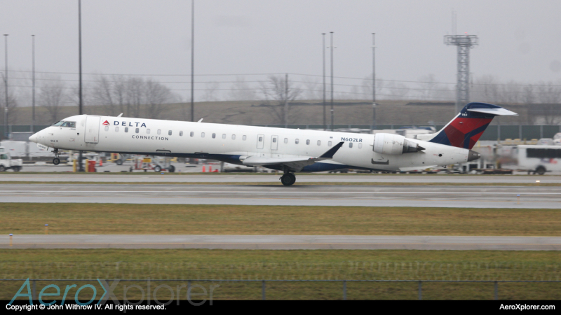 Photo of N02LR - Delta Airlines Mitsubishi CRJ-900 at IND on AeroXplorer Aviation Database