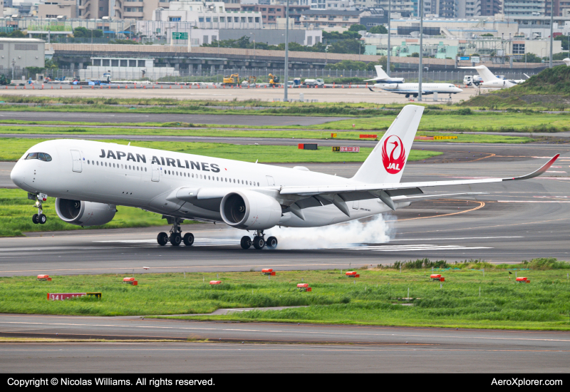 Photo of JA12XJ - Japan Airlines Airbus A350-900 at HND on AeroXplorer Aviation Database