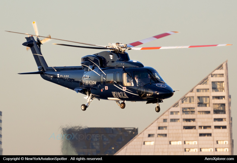 Photo of N76ZA - PRIVATE Sikorsky S-76C at JRA on AeroXplorer Aviation Database