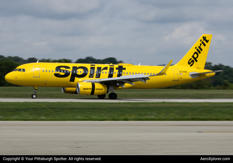 Photo of N638NK - Spirit Airlines Airbus A320 at LBE on AeroXplorer Aviation Database