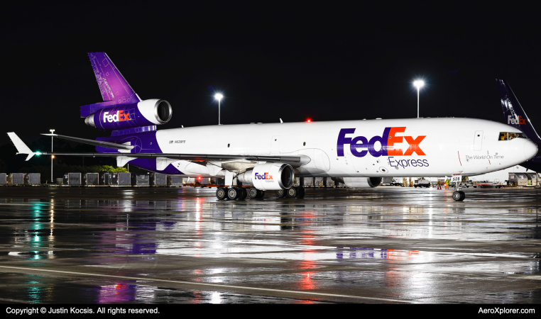 Photo of N528FE - FedEx McDonnell Douglas MD-11F at TPA on AeroXplorer Aviation Database