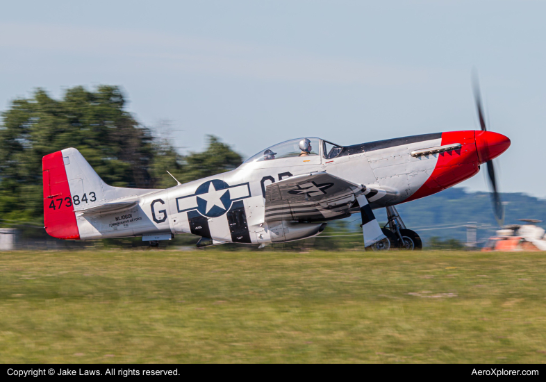 Photo of NL10601 - PRIVATE North American P-51 Mustang at RDG on AeroXplorer Aviation Database