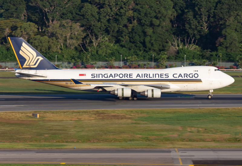 Photo of 9V-SFP - Singapore Airlines Cargo Boeing 747-400F at SIN on AeroXplorer Aviation Database