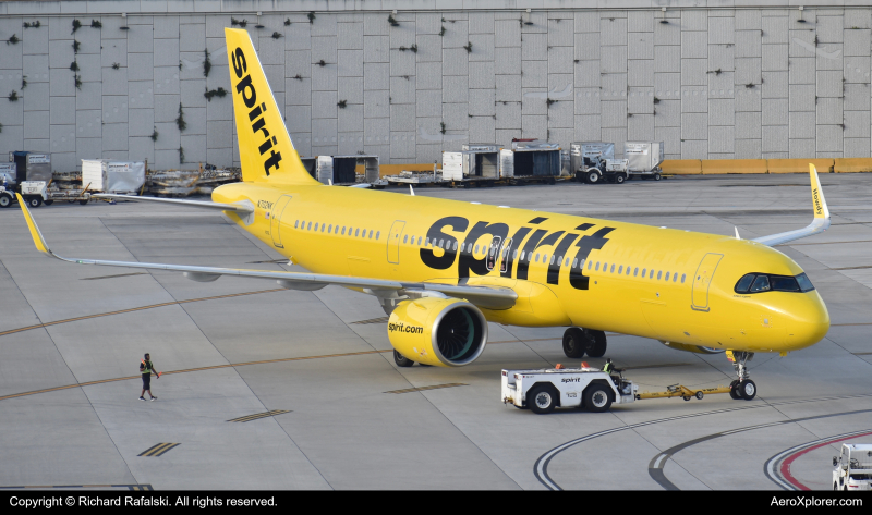 Photo of N702NK - Spirit Airlines Airbus A321NEO at FLL on AeroXplorer Aviation Database