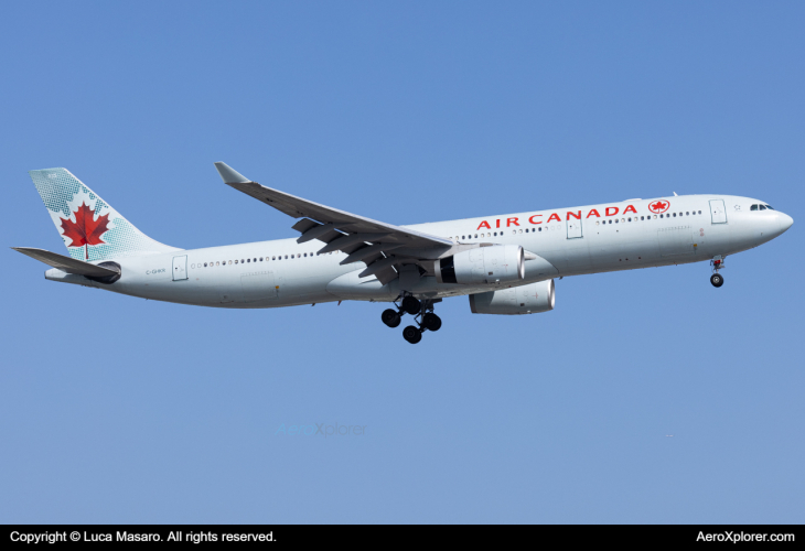 Photo of C-GHKR - Air Canada Airbus A330-300 at YYZ on AeroXplorer Aviation Database