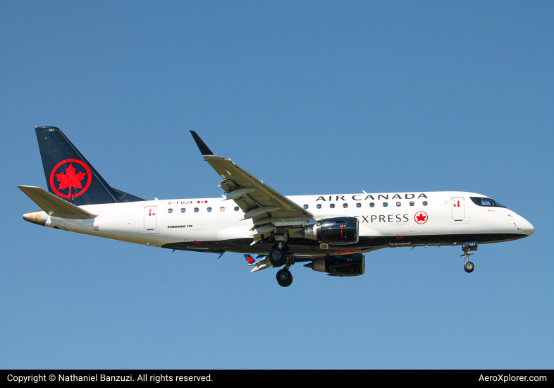 Photo of C-FUJA - Air Canada Express Embraer E175 at YYZ on AeroXplorer Aviation Database