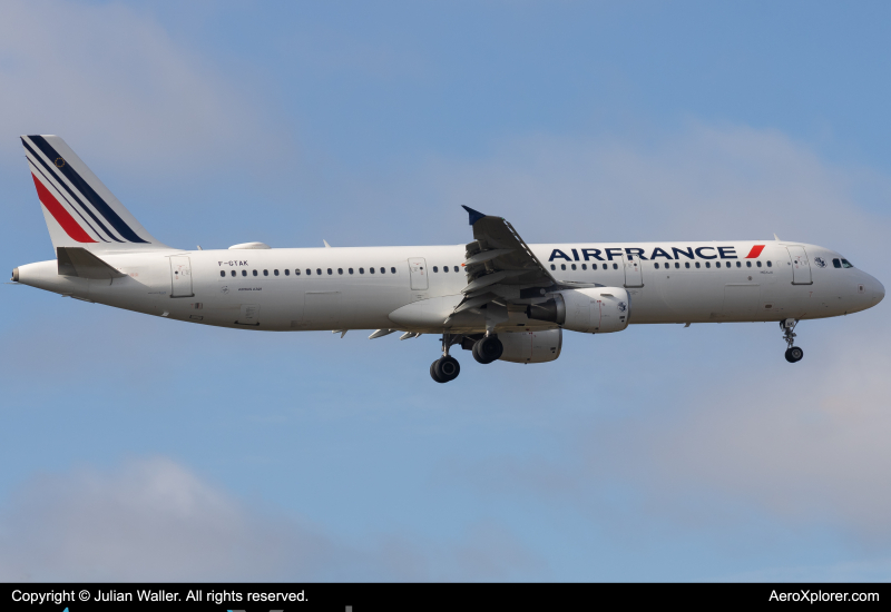 Photo of F-GTAK - Air France Airbus A321-200 at LHR on AeroXplorer Aviation Database
