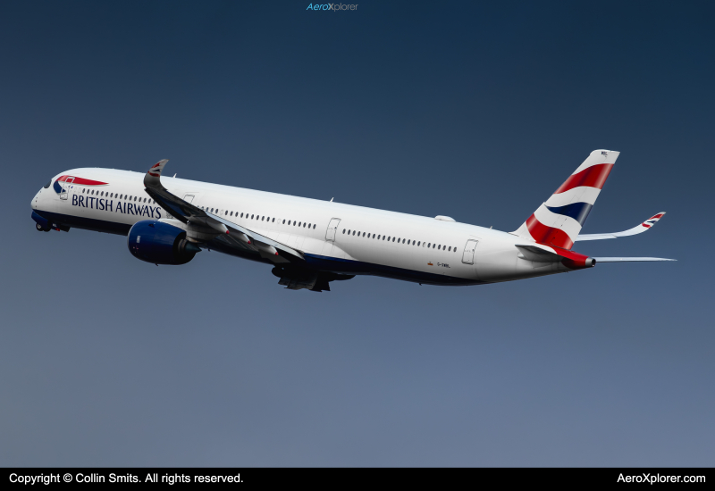 Photo of G-XWBL - British Airways Airbus A350-1041 at LHR on AeroXplorer Aviation Database