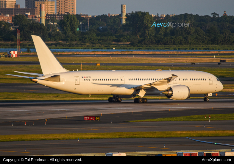 Photo of OE-LPL - Austrian Airlines Boeing 787-9 at JFK on AeroXplorer Aviation Database