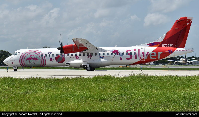 Photo of N706SV - Silver Airways ATR 72-600 at FLL on AeroXplorer Aviation Database