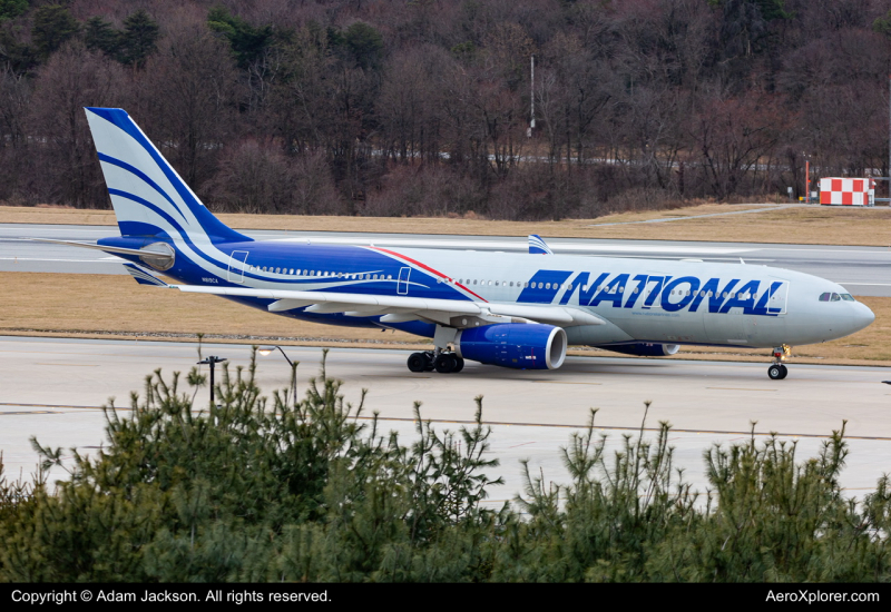 Photo of N819CA - National Airlines Airbus A330-200 at BWI on AeroXplorer Aviation Database