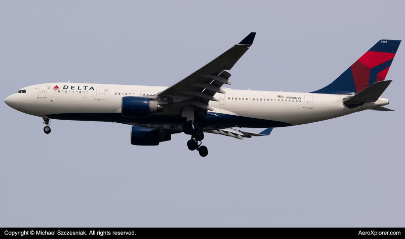 Photo of N858NW - Delta Airlines Airbus A330-200 at JFK on AeroXplorer Aviation Database