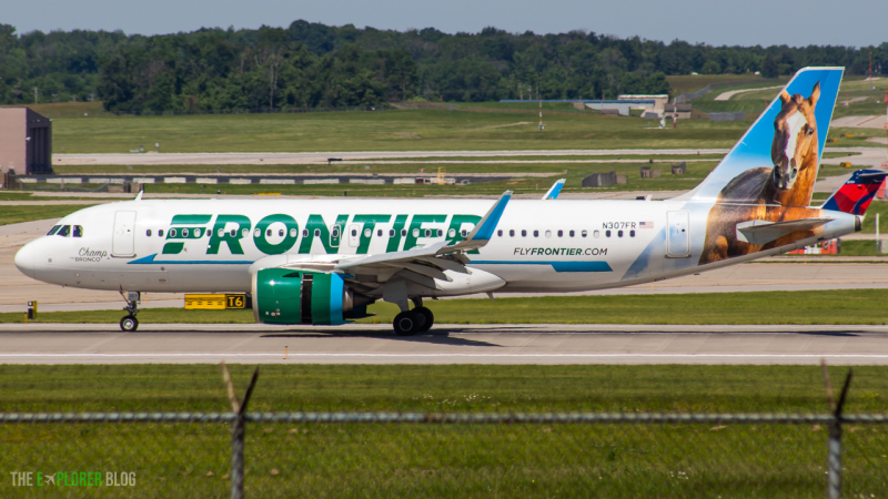 Photo of N307FR - Frontier Airlines Airbus A320NEO at CVG on AeroXplorer Aviation Database