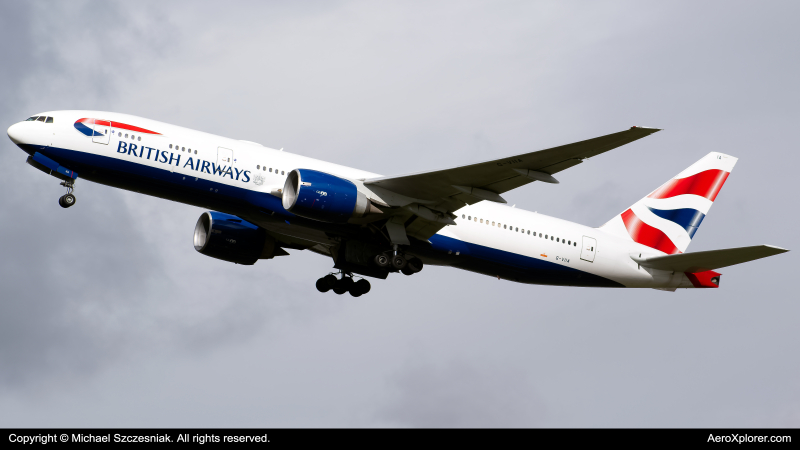 Photo of G-VIIA - British Airways Boeing 777-200ER at LHR on AeroXplorer Aviation Database